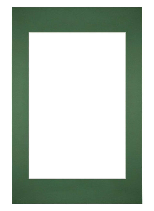 Passe Partout 40x60cm Carton Green Forest Edge Straight Front | Yourdecoration.com