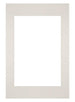 Passe Partout 40x60cm Carton Light Gray Edge Straight Front | Yourdecoration.com