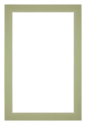 Passe Partout 40x60cm Carton Mint Green Edge 3cm Straight Front | Yourdecoration.com