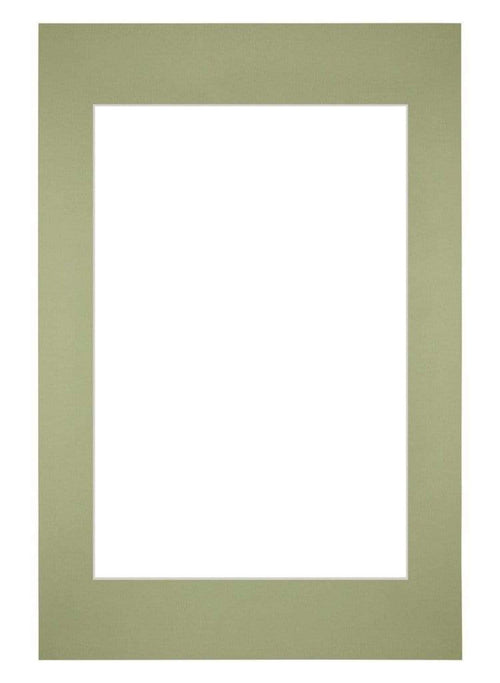 Passe Partout 40x60cm Carton Mint Green Edge Straight Front | Yourdecoration.com