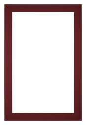 Passe Partout 40x60cm Carton Wine Red Edge 3cm Straight Front | Yourdecoration.com