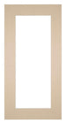 Passe Partout 40x70cm Carton Beige Edge 6cm Straight Front | Yourdecoration.com