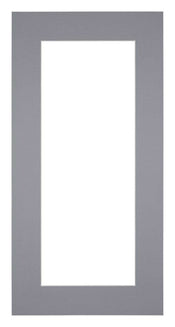 Passe Partout 40x70cm Carton Gray Edge 6cm Straight Front | Yourdecoration.com