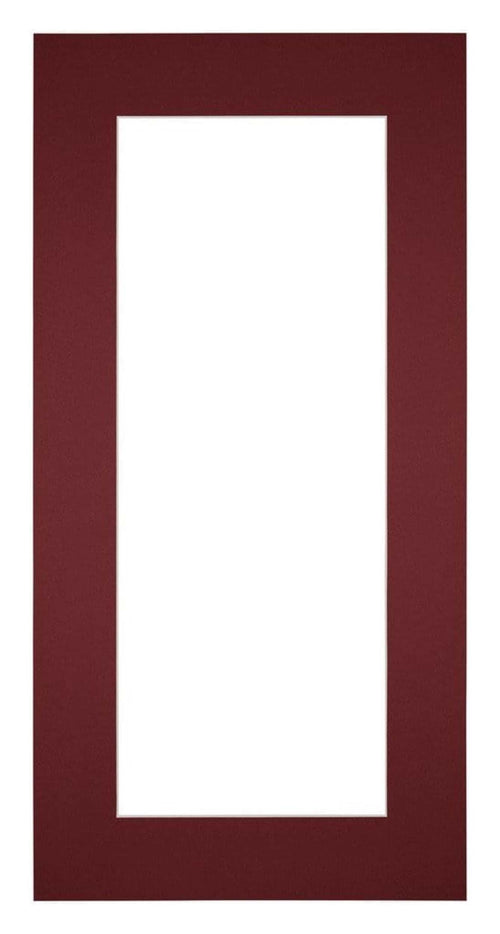 Passe Partout 40x70cm Carton Wine Red Edge 6cm Straight Front | Yourdecoration.com