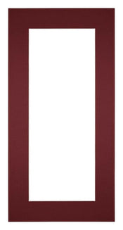 Passe Partout 40x70cm Carton Wine Red Edge 6cm Straight Front | Yourdecoration.com