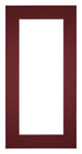 Passe Partout 40x70cm Carton Wine Red Edge 6cm Straight Front | Yourdecoration.com