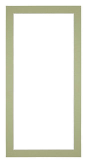 Passe Partout 40x80cm Carton Mint Green Edge 3cm Straight Front | Yourdecoration.com