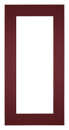 Passe Partout 40x80cm Carton Wine Red Edge 6cm Straight Front | Yourdecoration.com