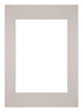 Passe Partout 42x 59-4cm A2/A3 Carton Gray Gray Edge Straight Front | Yourdecoration.com