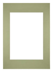 Passe Partout 42x 59-4cm A2/A3 Carton Mint Green Edge Straight Front | Yourdecoration.com