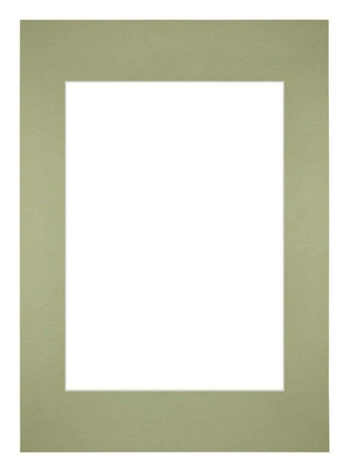 Passe Partout 42x 59-4cm A2/A3 Carton Mint Green Edge Straight Front | Yourdecoration.com