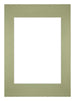 Passe Partout 42x 59-4cm A2/A3 Carton Mint Green Edge Straight Front | Yourdecoration.com