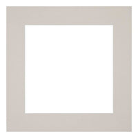 Passe Partout 45x45cm Carton Gray Gray Edge 6cm Straight Front | Yourdecoration.com