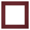 Passe Partout 45x45cm Carton Wine Red Edge 6cm Straight Front | Yourdecoration.com