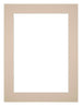 Passe Partout 45x60cm Carton Beige Edge 4cm Straight Front | Yourdecoration.com