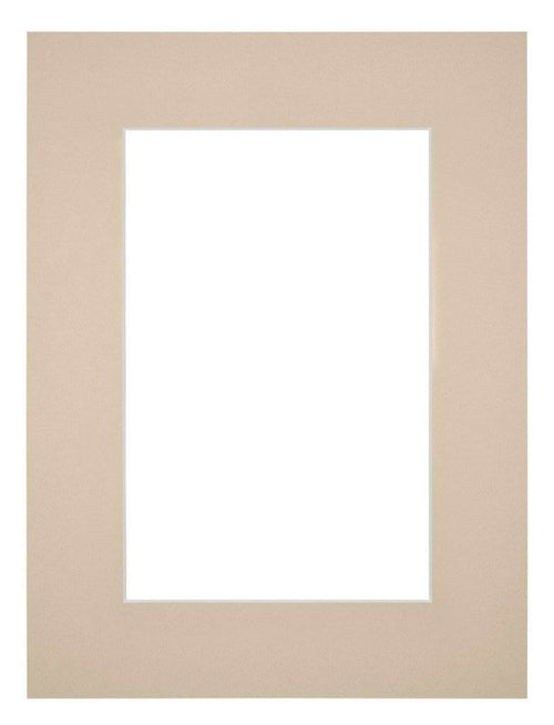 Passe Partout 45x60cm Carton Beige Edge 6cm Straight Front | Yourdecoration.com