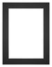 Passe Partout 45x60cm Carton Black Edge 4cm Straight Front | Yourdecoration.com