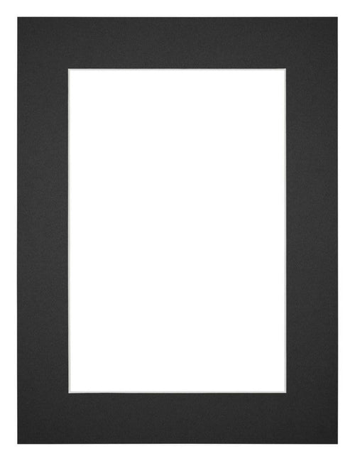 Passe Partout 45x60cm Carton Black Edge 5cm Straight Front | Yourdecoration.com