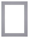 Passe Partout 45x60cm Carton Gray Edge 4cm Straight Front | Yourdecoration.com