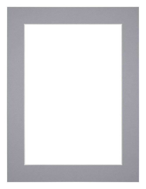 Passe Partout 45x60cm Carton Gray Edge 4cm Straight Front | Yourdecoration.com