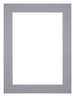 Passe Partout 45x60cm Carton Gray Edge 4cm Straight Front | Yourdecoration.com