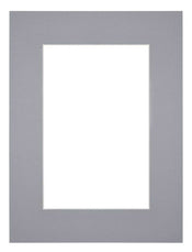 Passe Partout 45x60cm Carton Gray Edge 6cm Straight Front | Yourdecoration.com