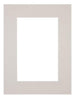 Passe Partout 45x60cm Carton Gray Gray Edge 6cm Straight Front | Yourdecoration.com