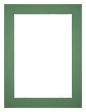 Passe Partout 45x60cm Carton Green Forest Edge 4cm Straight Front | Yourdecoration.com