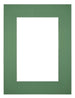 Passe Partout 45x60cm Carton Green Forest Edge 6cm Straight Front | Yourdecoration.com