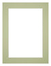 Passe Partout 45x60cm Carton Mint Green Edge 4cm Straight Front | Yourdecoration.com