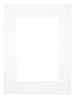 Passe Partout 45x60cm Carton White Edge 6cm Straight Front | Yourdecoration.com