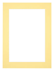 Passe Partout 45x60cm Carton Yellow Edge 4cm Straight Front | Yourdecoration.com
