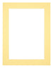 Passe Partout 45x60cm Carton Yellow Edge 4cm Straight Front | Yourdecoration.com