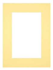Passe Partout 45x60cm Carton Yellow Edge 6cm Straight Front | Yourdecoration.com