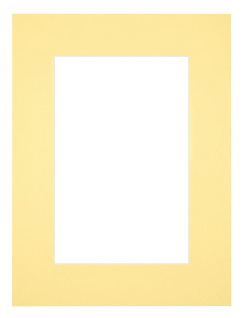 Passe Partout 45x60cm Carton Yellow Edge 6cm Straight Front | Yourdecoration.com