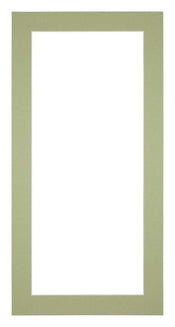 Passe Partout 45x80cm Carton Mint Green Edge 4cm Straight Front | Yourdecoration.com