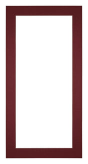 Passe Partout 45x80cm Carton Wine Red Edge 4cm Straight Front | Yourdecoration.com