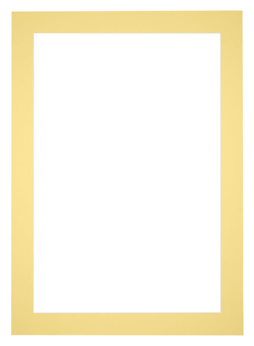 Passe Partout 50x70cm Carton Yellow Edge 5cm Straight Front | Yourdecoration.com