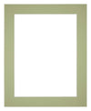 Passe Partout 55x65cm Carton Mint Green Edge 5cm Straight Front | Yourdecoration.com