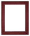 Passe Partout 55x65cm Carton Wine Red Edge 5cm Straight Front | Yourdecoration.com