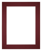 Passe Partout 55x65cm Carton Wine Red Edge 5cm Straight Front | Yourdecoration.com