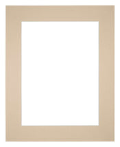 Passe Partout 56x71cm Carton Beige Edge 6cm Straight Front | Yourdecoration.com