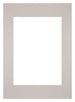 Passe Partout 59-4x84cm A1/A2 Carton Gray Gray Edge Straight Front | Yourdecoration.com