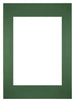 Passe Partout 59-4x84cm A1/A2 Carton Green Forest Edge Straight Front | Yourdecoration.com