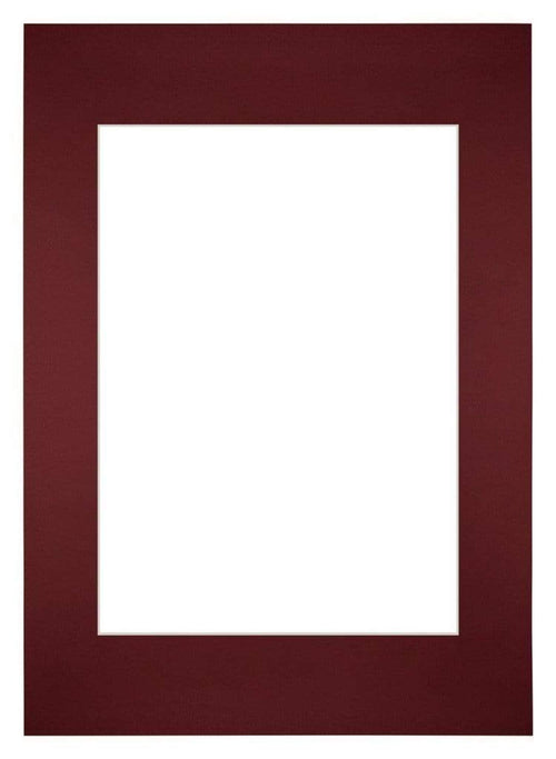 Passe Partout 59-4x84cm A1/A2 Carton Wine Red Edge Straight Front | Yourdecoration.com