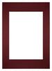 Passe Partout 59-4x84cm A1/A2 Carton Wine Red Edge Straight Front | Yourdecoration.com