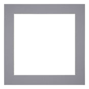 Passe Partout 60x60cm Carton Gray Edge 5cm Straight Front | Yourdecoration.com