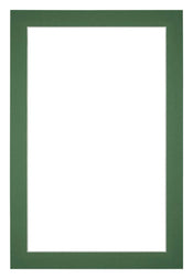 Passe Partout 60x90cm Carton Green Forest Edge 3cm Straight Front | Yourdecoration.com