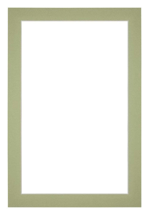 Passe Partout 60x90cm Carton Mint Green Edge 3cm Straight Front | Yourdecoration.com