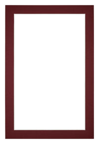 Passe Partout 60x90cm Carton Wine Red Edge 3cm Straight Front | Yourdecoration.com